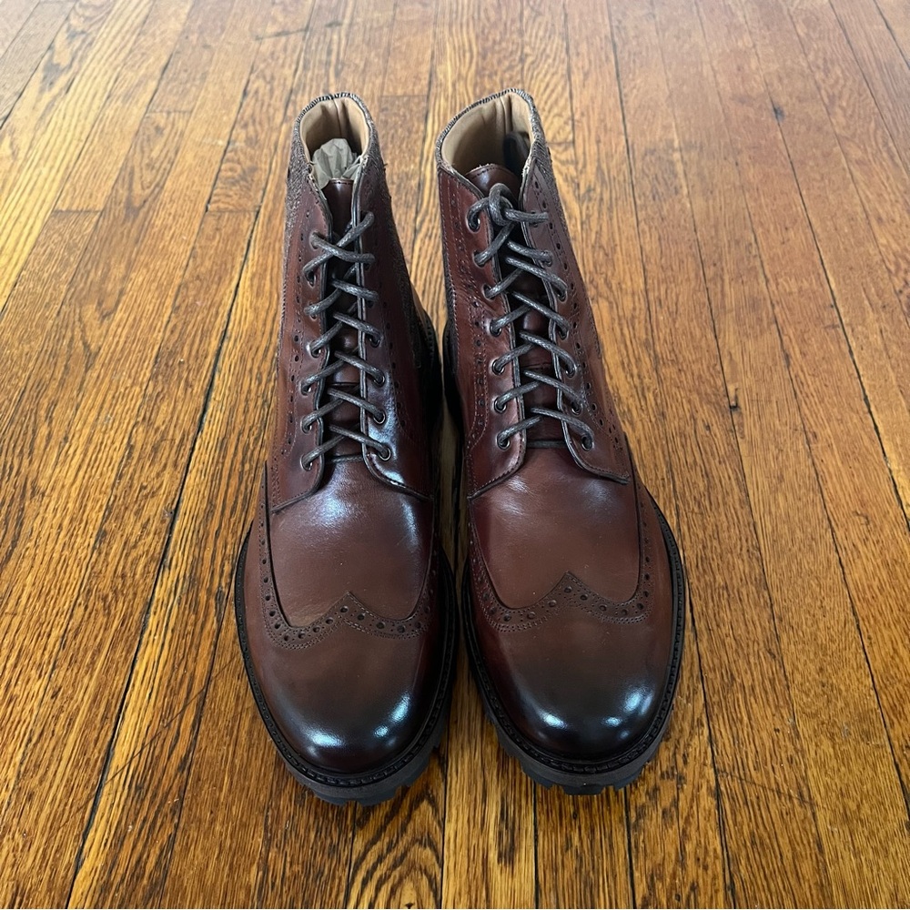 Gordon Rush Brown Leather Brogue Boots